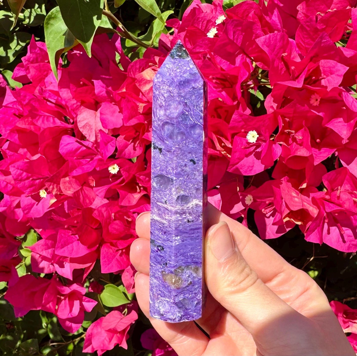 Rare Tall Charoite Point