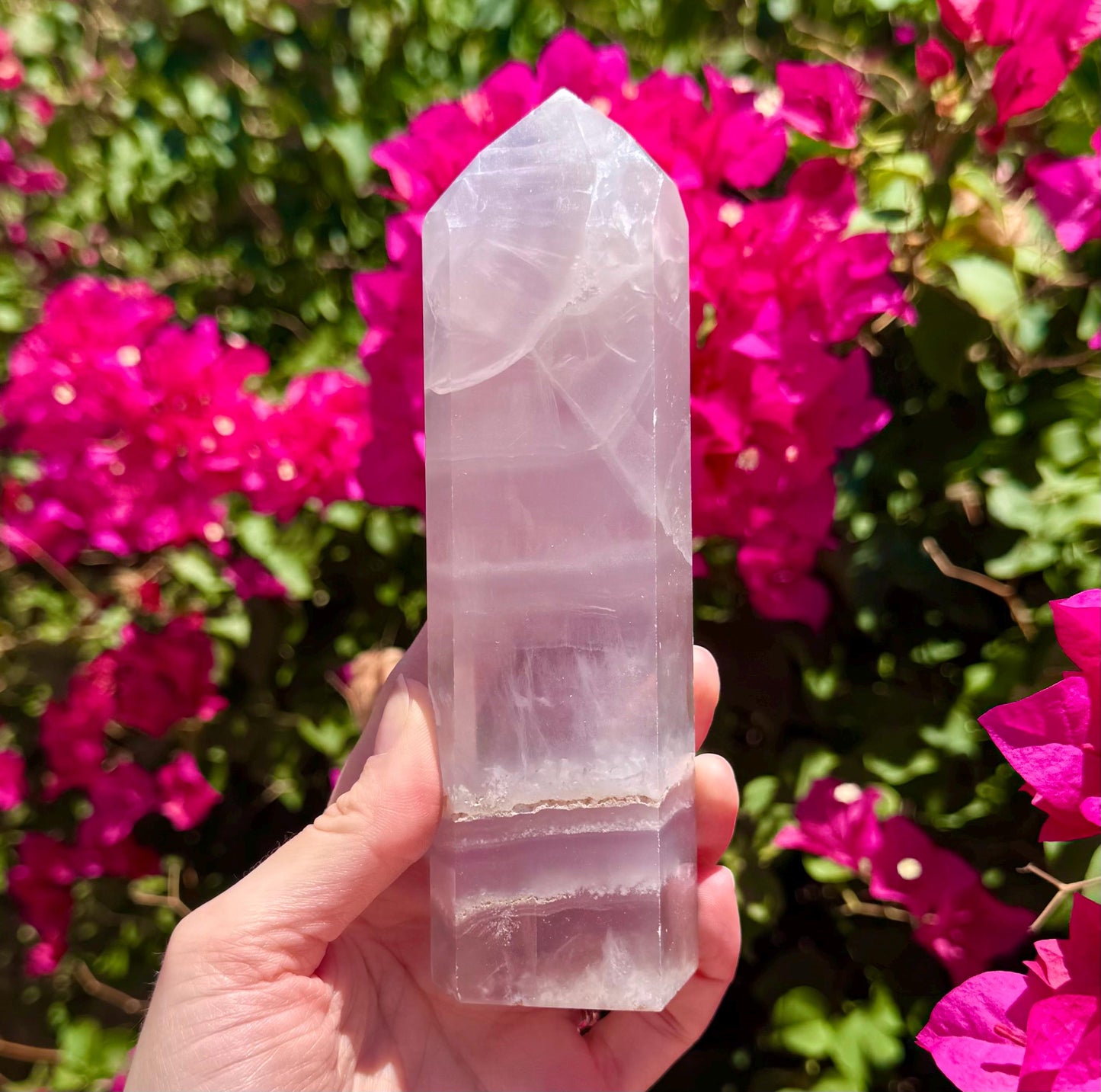Big Lavender Fluorite Tower 6.25”