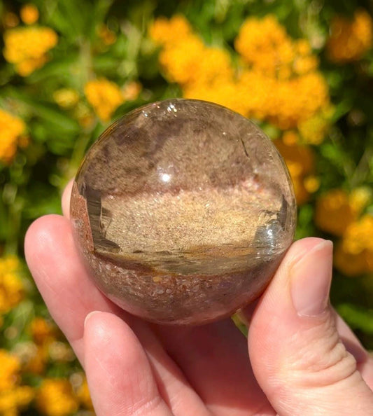 Garden Quartz Crystal Sphere