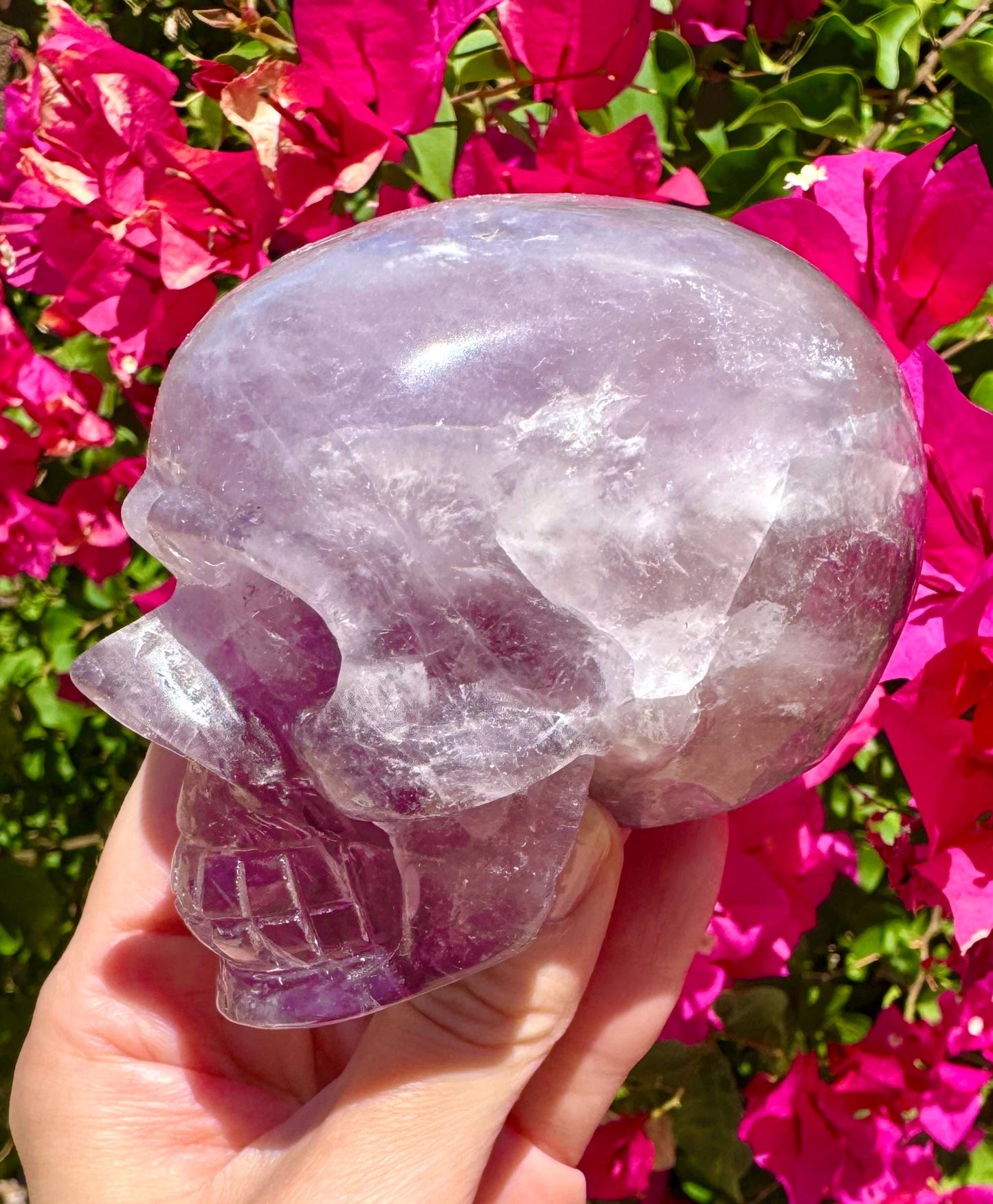 Beautiful Amethyst Crystal Skull