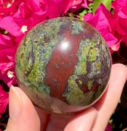 Beautiful Dragonsblood Sphere Crystal
