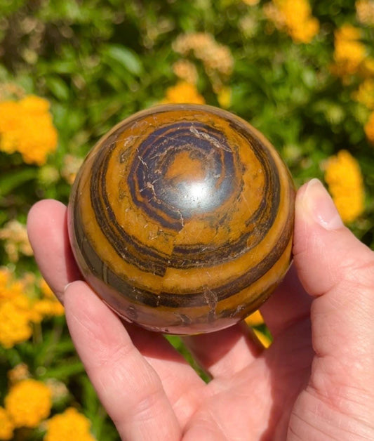 Tiger Iron Sphere Crystal Ball