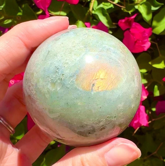 Sunset Labradorite Sphere Flashy Labradorite