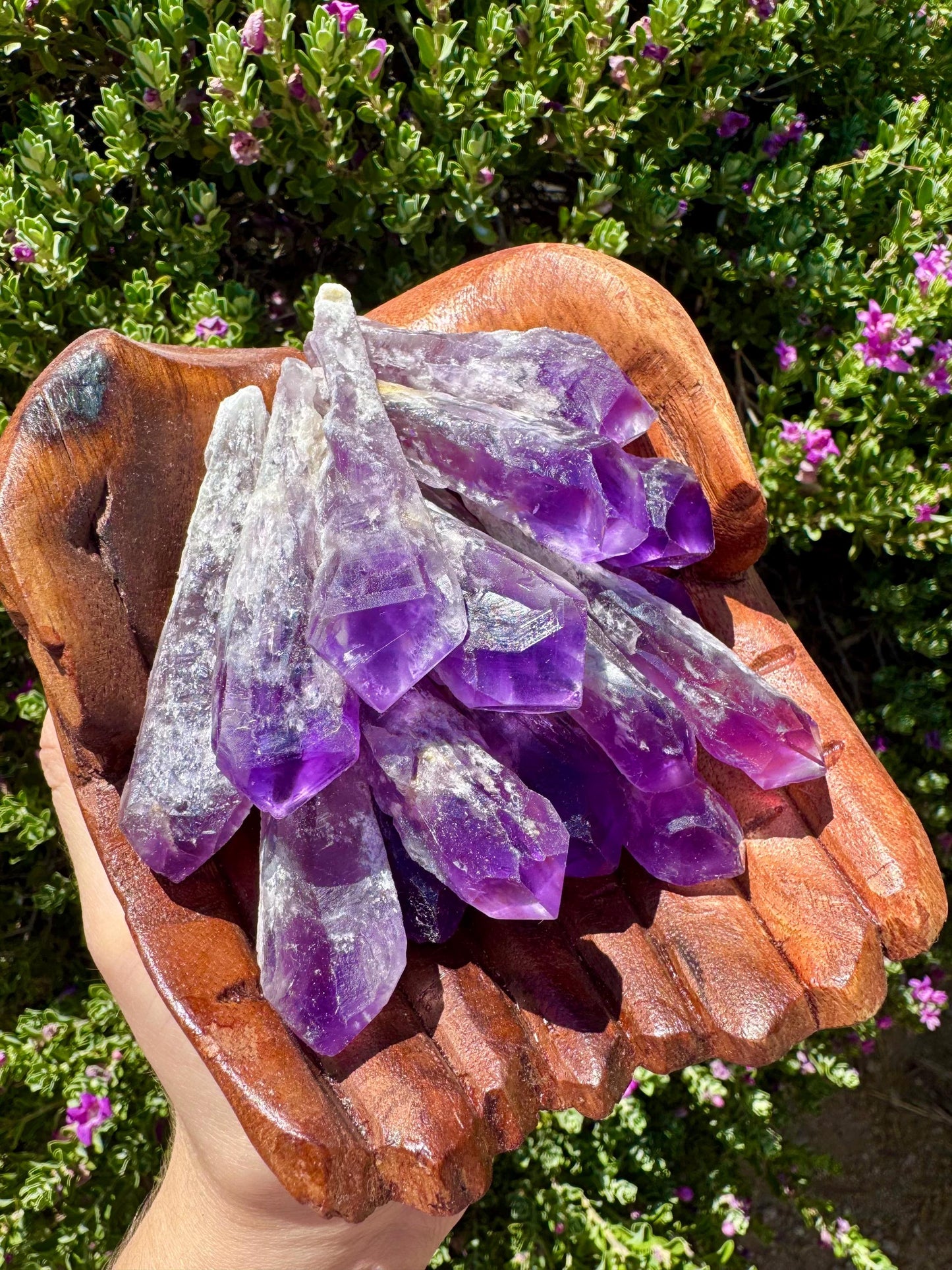 Mini Amethyst Fairy Wand INTUITIVE PICK Amethyst Tooth