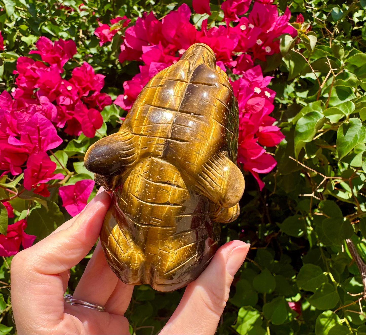 Tiger Eye Crystal Tiger Head Tigers Eye Stone Tiger Head Carving Tiger Spirit Animal