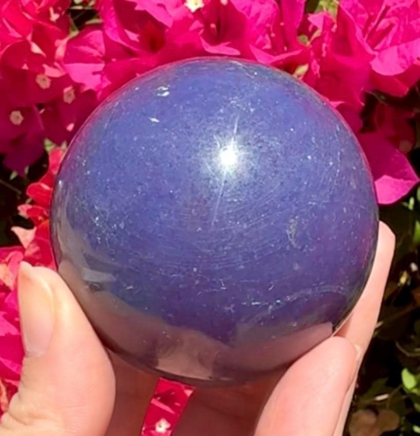 Sparkly Purple Aventurine Sphere *read description