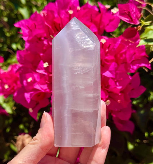 Stunning Lavender Fluorite Tower 4.25”