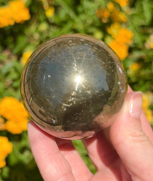 Pyrite Sphere Crystal Ball