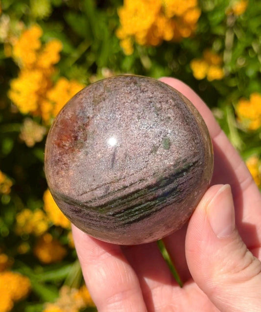 Garden Quartz Crystal Sphere