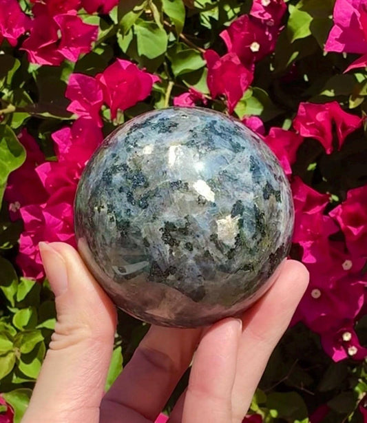 Larvikite Sphere Crystal Ball