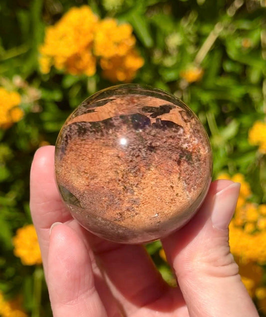 Garden Quartz Crystal Sphere