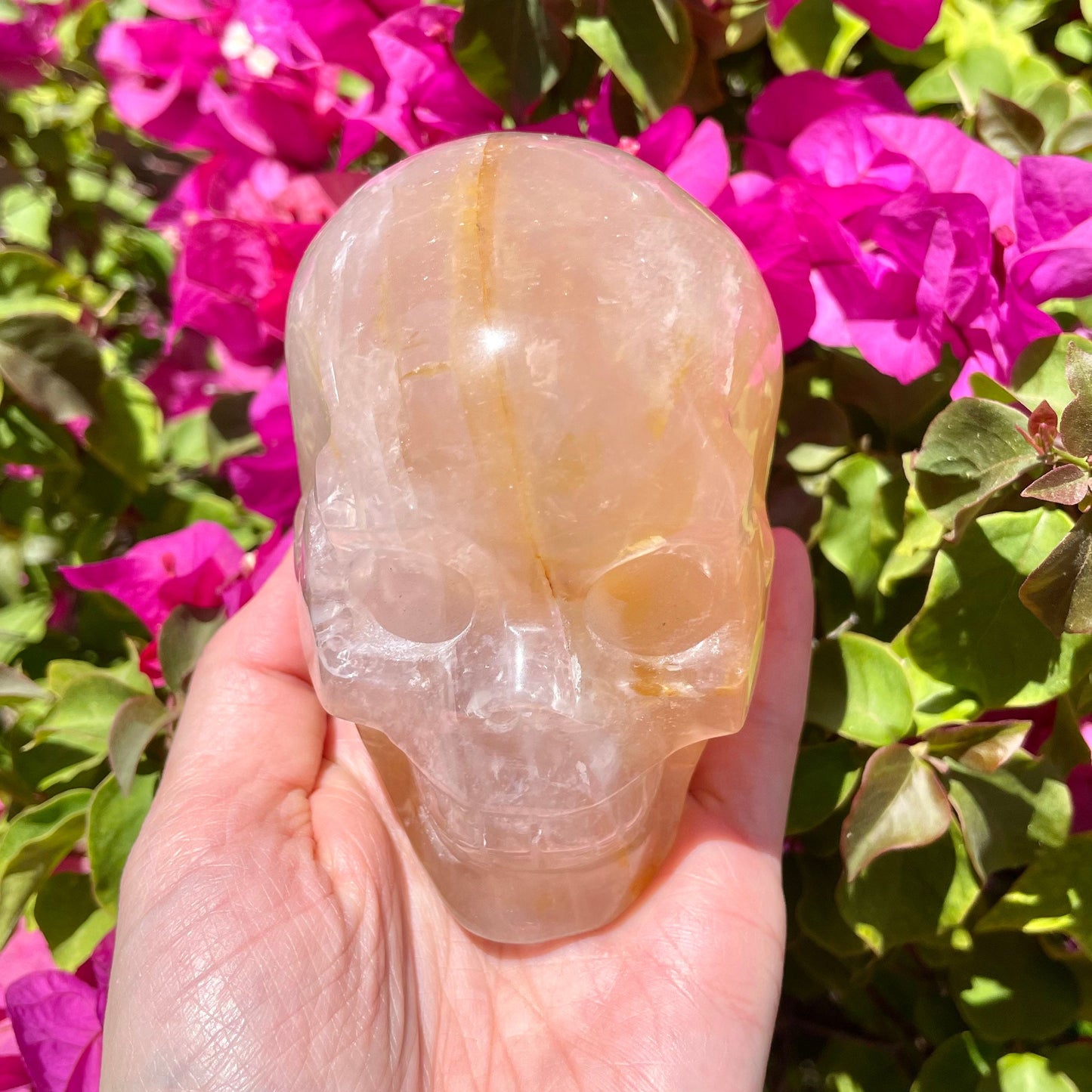 Golden Healer Crystal Skull