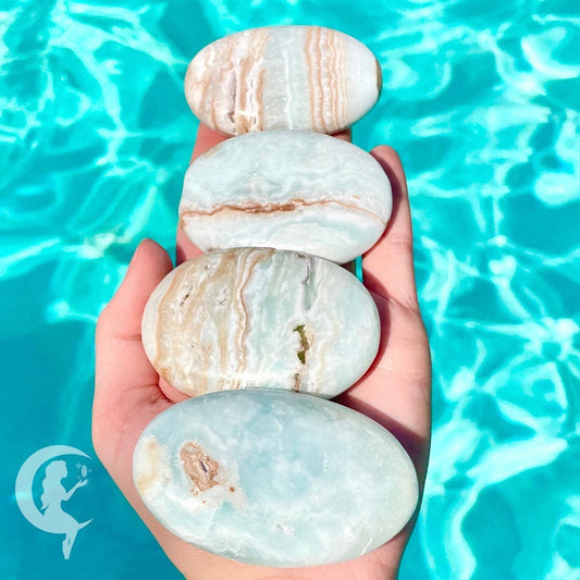 Caribbean Calcite Palm Stone