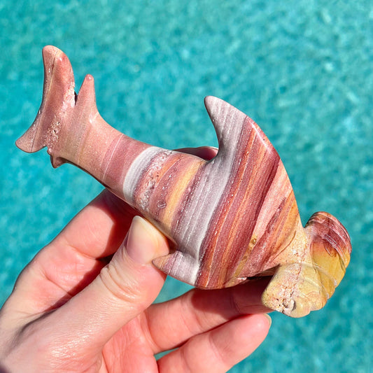 Colorful Mookaite Hammerhead Shark