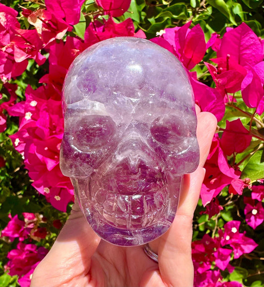 Beautiful Amethyst Crystal Skull