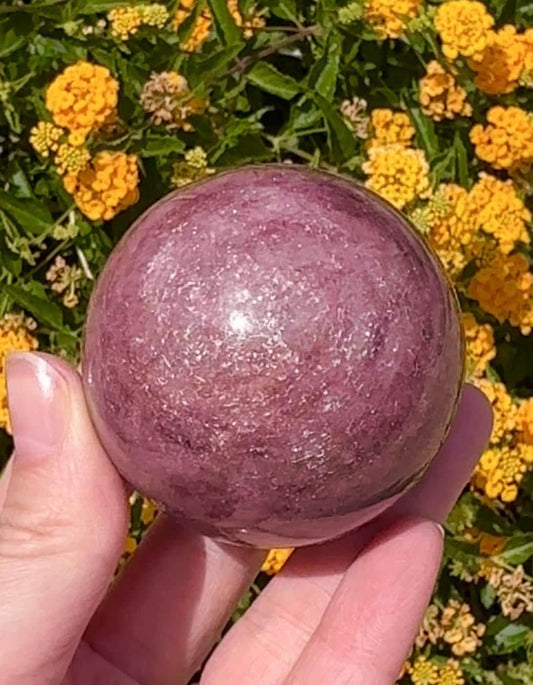 Strawberry Quartz Sphere Crystal Ball