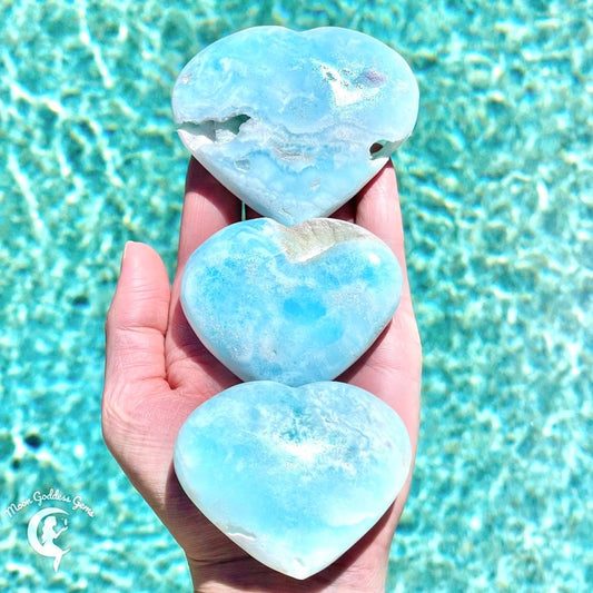 Caribbean Calcite Heart