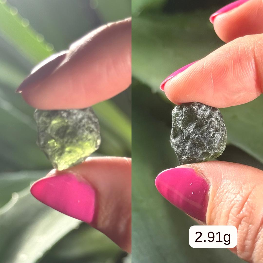 MOLDAVITE | 2.0 to 3.0 grams | 100% Authentic Genuine