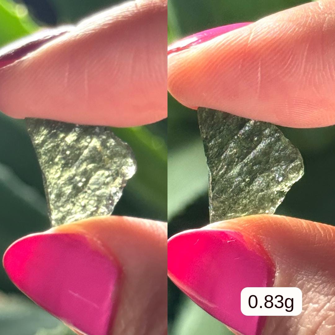 MOLDAVITE | 0.34g to 0.96 | 100% Authentic Genuine