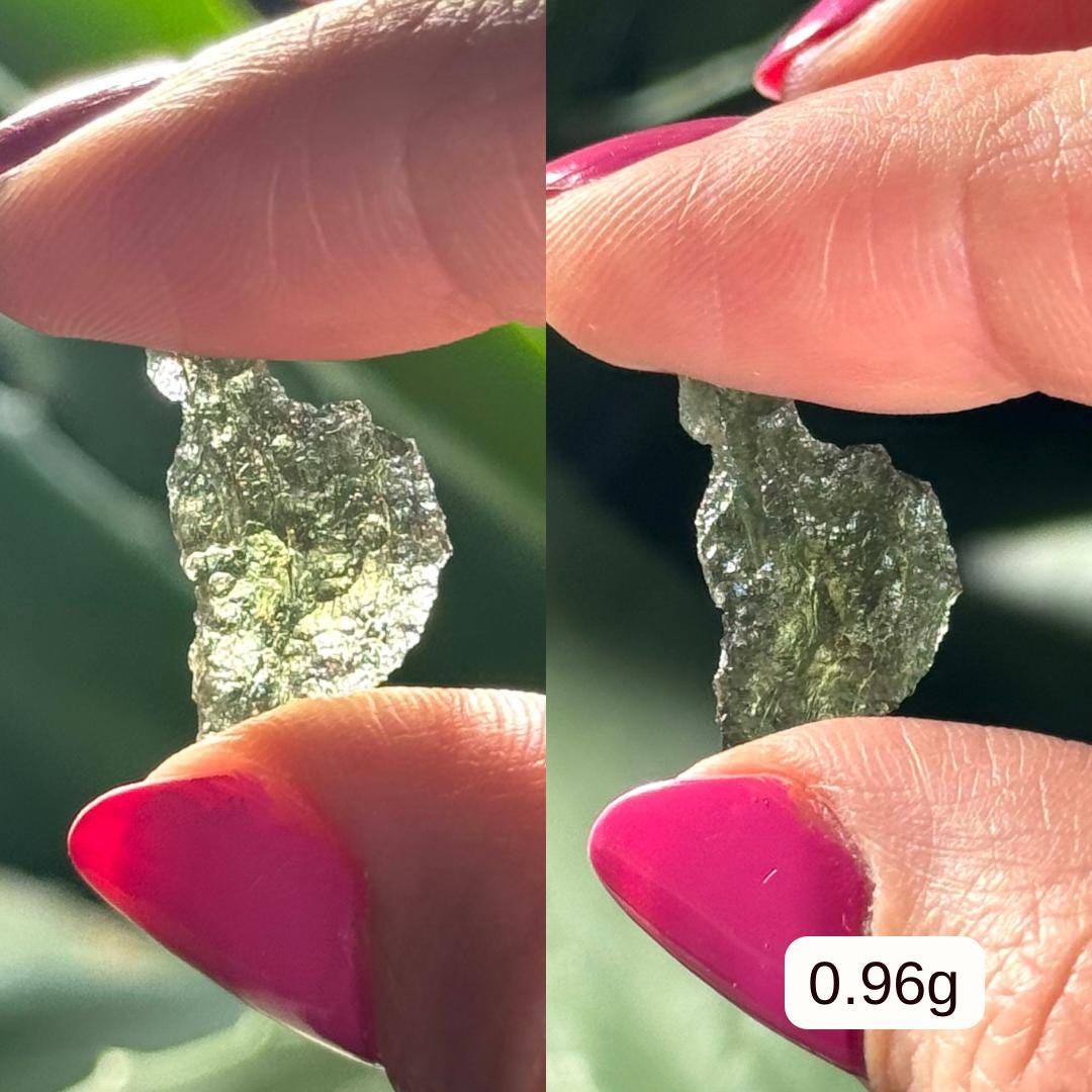 MOLDAVITE | 0.34g to 0.96 | 100% Authentic Genuine