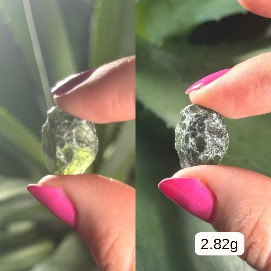 MOLDAVITE | 2.0 to 3.0 grams | 100% Authentic Genuine