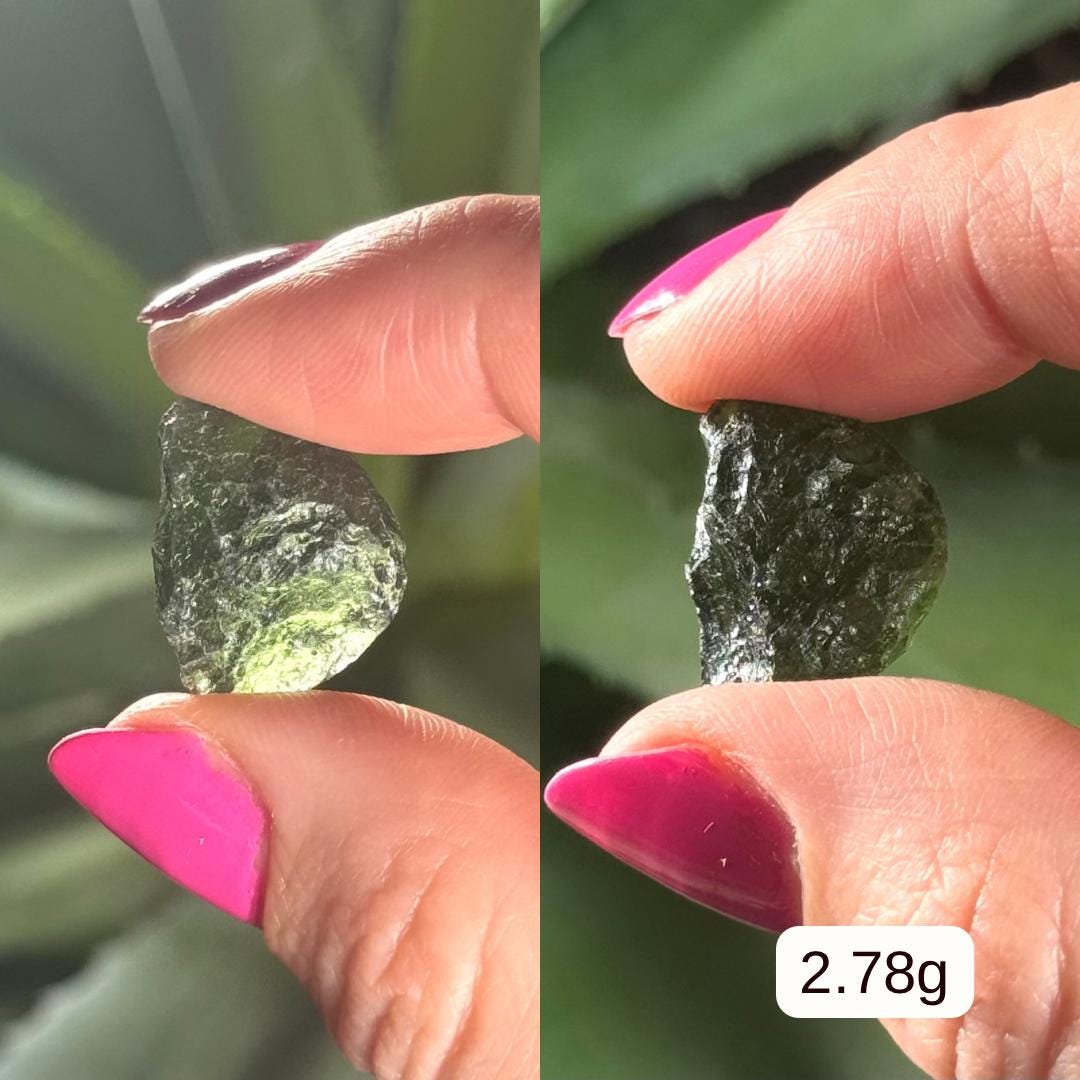 MOLDAVITE | 2.0 to 3.0 grams | 100% Authentic Genuine